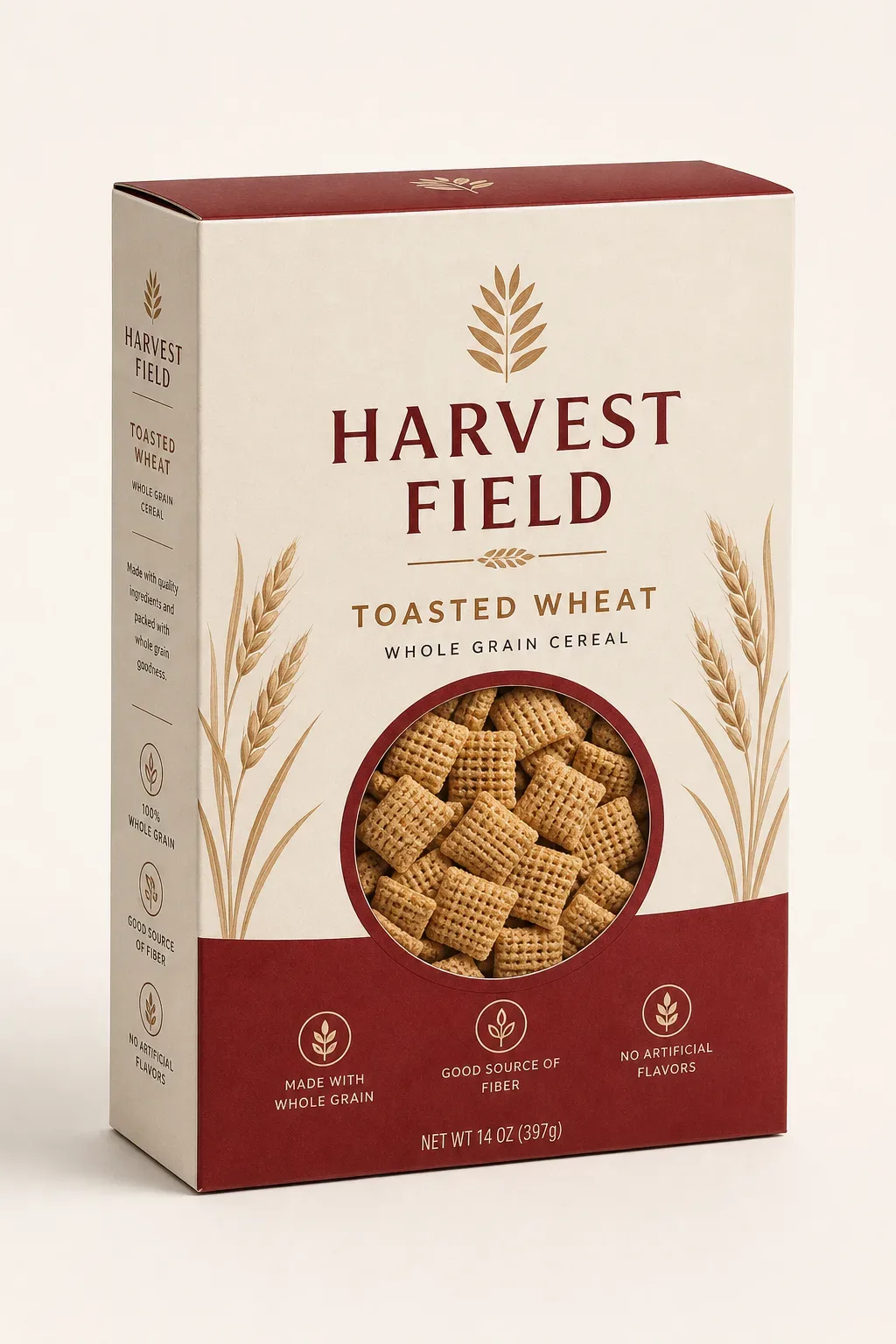 Auto-lock cereal box