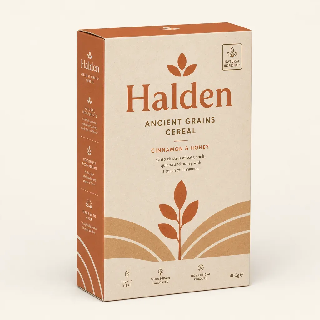 Auto-lock carton cereal box