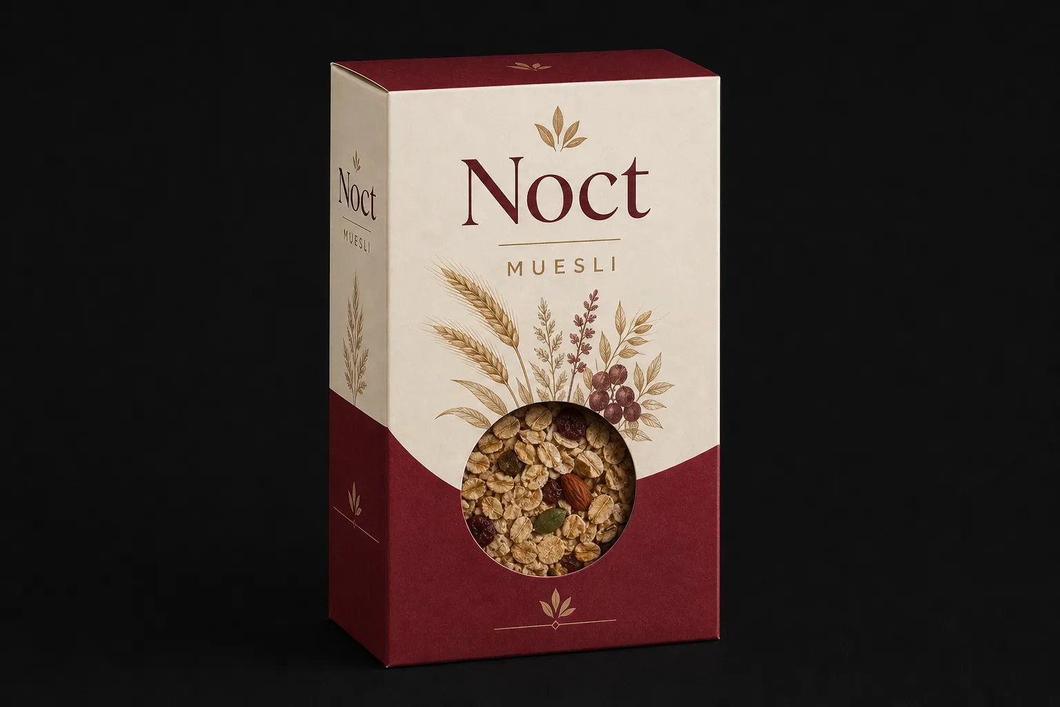 Bag-in-box carton for muesli boxes